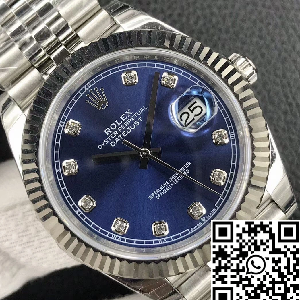 Rolex Factory Datejust Gold White M126234-0037 18ct EW 0427